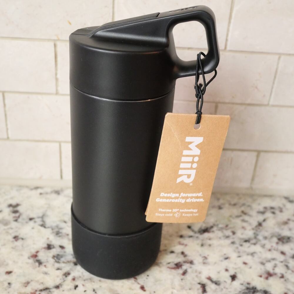 NEW MiiR Flip Traveler 12oz Insulated with Flip Li, BPA-Free Stainless Steel - Picture 2 of 7